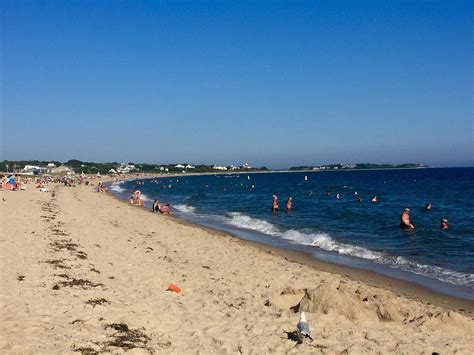 This mile-long stretch of sand is a great swimming beach that attracts a college crowd. . Craigsville beach